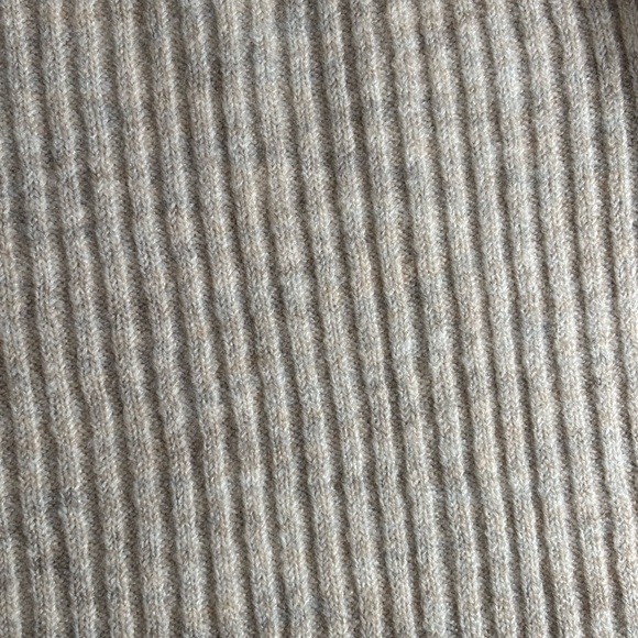 NWT Nelly Rose Ribbed Long Sleeve Sweater Dress - Cream Oatmeal sz M - Picture 4 of 11